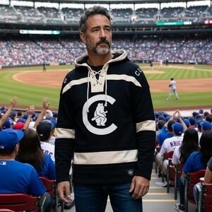 ​'47 Brand Chicago Cubs Superior Lacer Hoodie - NWT - Size Large